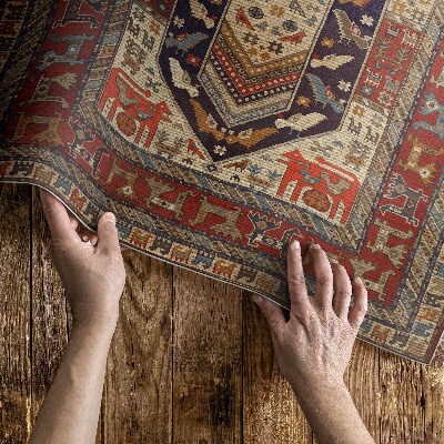 Vinyl teppich Orientalisches Muster dekoratives Ornament