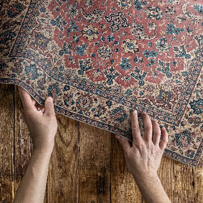 Vinyl teppich läufer Traditionelles nahöstliches Rot