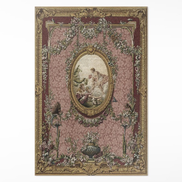 Teppich auf pvc Polychromie Albert Racinet