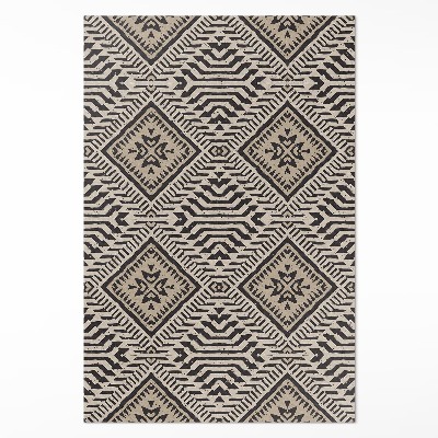 Teppich pvc Indisches Boho-Ornamentmuster