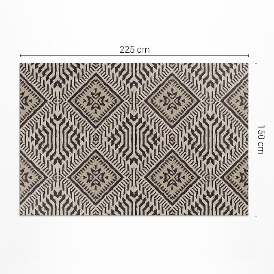 Teppich pvc Indisches Boho-Ornamentmuster