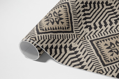 Teppich pvc Indisches Boho-Ornamentmuster