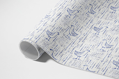 Vinyl teppich Vögel zartes regelmäßiges Muster im Boho-Stil