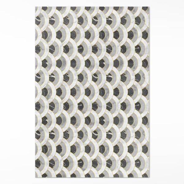 Pvc teppich Steinschuppen marmor regelmäßiges muster