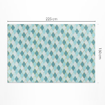 Vinyl teppich läufer Blaues Mosaik dekorative Fliesen