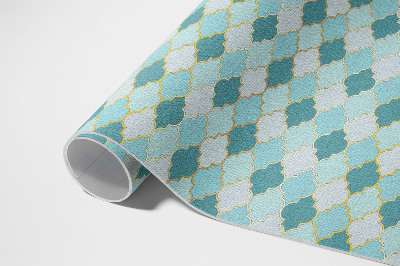 Vinyl teppich läufer Blaues Mosaik dekorative Fliesen