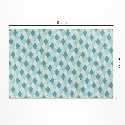 Vinyl teppich läufer Blaues Mosaik dekorative Fliesen