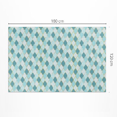 Vinyl teppich läufer Blaues Mosaik dekorative Fliesen