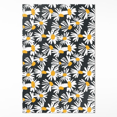 Pvc teppich Gemaltes Gänseblümchen Feld Blumen