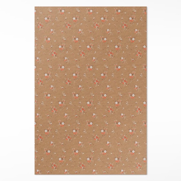 Vinyl teppich Kleine Feldblumen im Boho-Vintage-Stil
