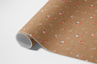 Vinyl teppich Kleine Feldblumen im Boho-Vintage-Stil
