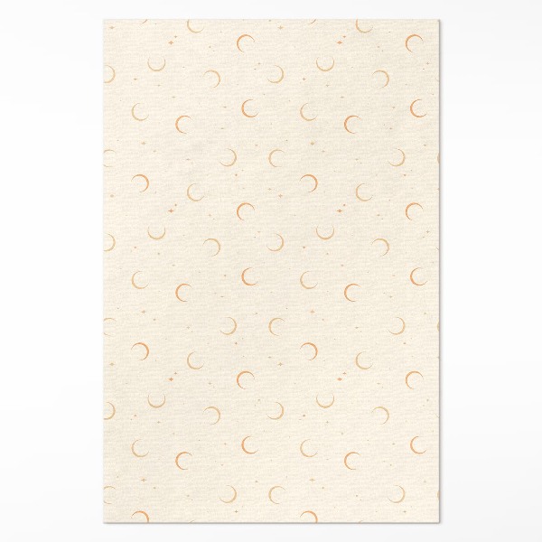 Teppich pvc Kleine Monde und Sterne Boho-Kosmos