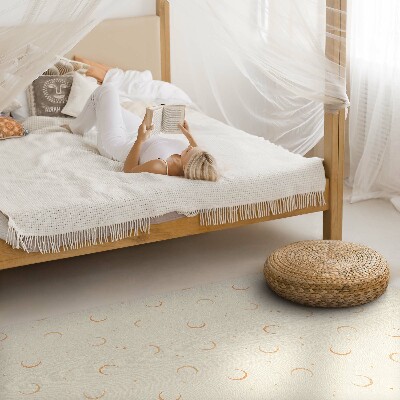 Teppich pvc Kleine Monde und Sterne Boho-Kosmos