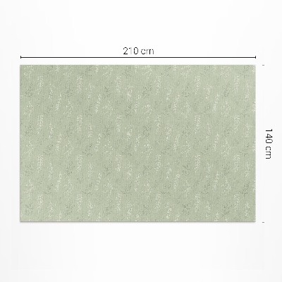 Teppich auf pvc Subtile Zweige Blätter im Boho-Stil