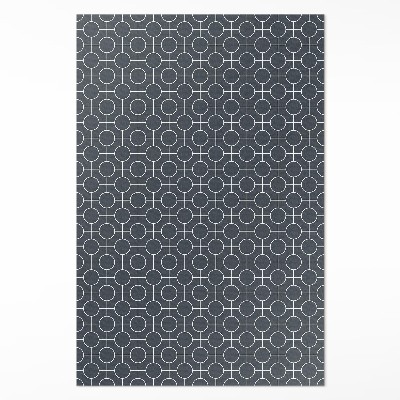 Pvc teppich Kreise geometrisches regelmäßiges Muster