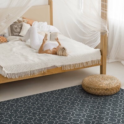 Pvc teppich Kreise geometrisches regelmäßiges Muster