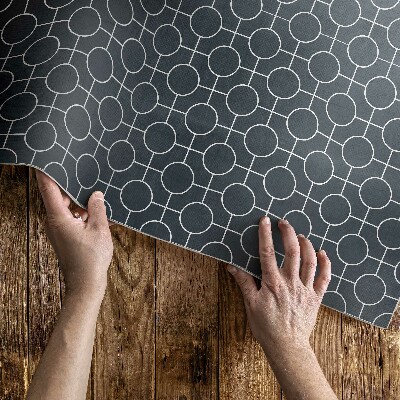 Pvc teppich Kreise geometrisches regelmäßiges Muster