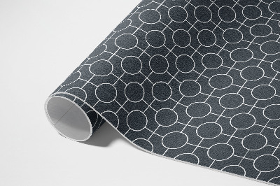 Pvc teppich Kreise geometrisches regelmäßiges Muster