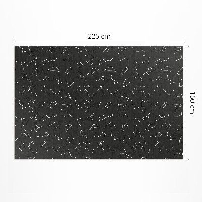 Vinyl teppich Sternkonstellationen Horoskop Tierkreis Kosmos