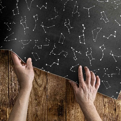 Vinyl teppich Sternkonstellationen Horoskop Tierkreis Kosmos