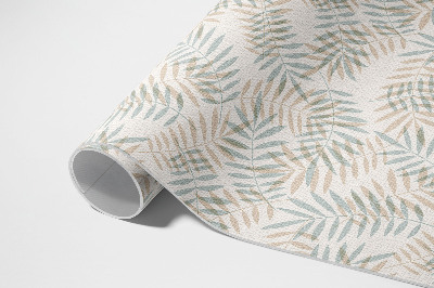 Teppich pvc Zarte tropische Blätter Boho-Muster