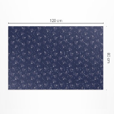 Vinyl teppich läufer Ginkgo-Blätter im Boho-Vintage-Stil