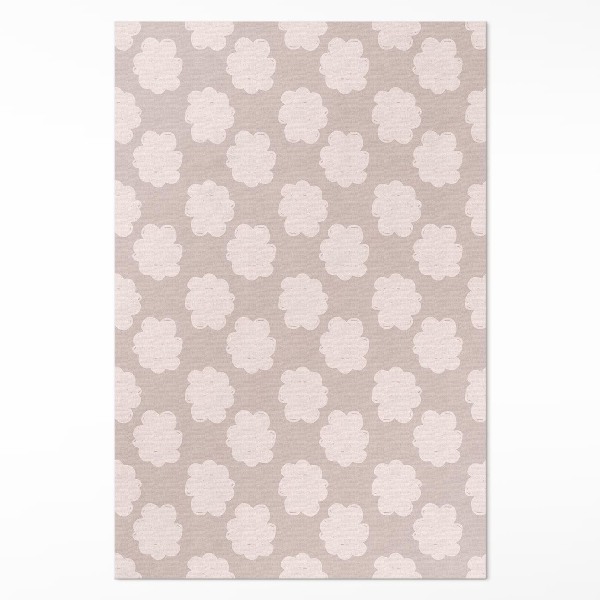 Teppich pvc Gemalte Wolken in Pastellfarben