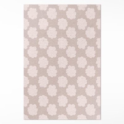 Teppich pvc Gemalte Wolken in Pastellfarben