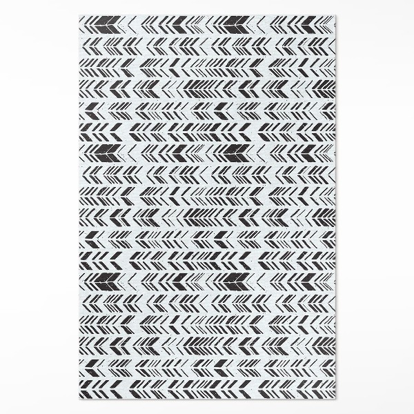 Pvc teppich Indische Federn und Pfeile im Boho-Stil