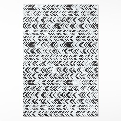 Pvc teppich Indische Federn und Pfeile im Boho-Stil