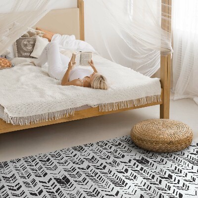 Pvc teppich Indische Federn und Pfeile im Boho-Stil