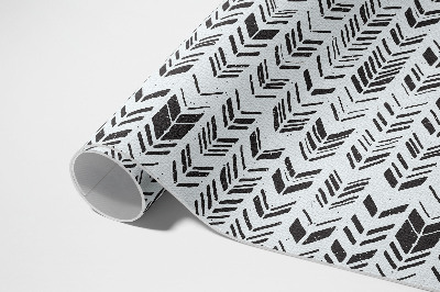 Pvc teppich Indische Federn und Pfeile im Boho-Stil