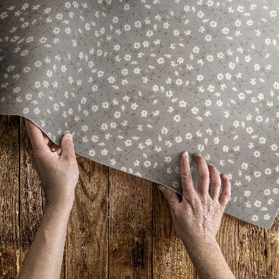 Teppich pvc Wiese Blumen zartes Boho-Muster