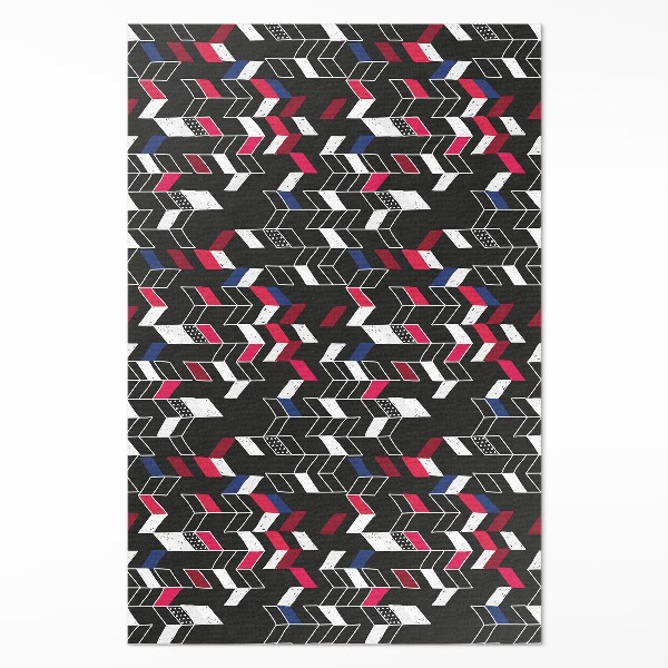 Teppich auf pvc Modernes Design trendiges geometrisches Muster