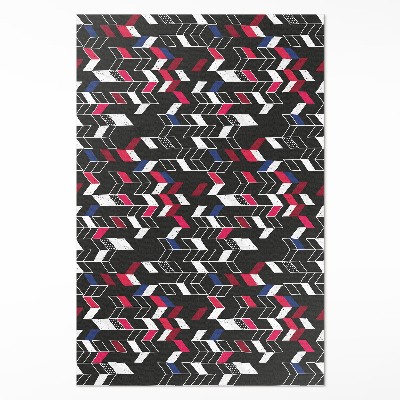 Teppich auf pvc Modernes Design trendiges geometrisches Muster