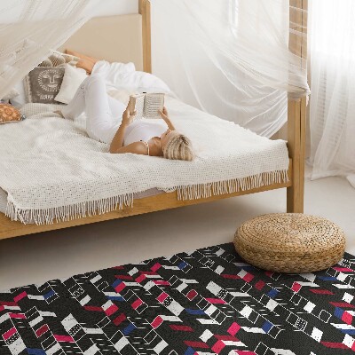 Teppich auf pvc Modernes Design trendiges geometrisches Muster