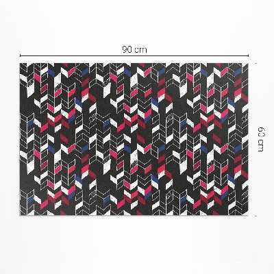Teppich auf pvc Modernes Design trendiges geometrisches Muster