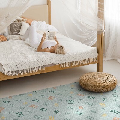Pvc teppich Kleine Zweige Boho-Blumenmotive