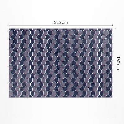 Vinyl teppich läufer Sechsecke 3d feines Mosaik
