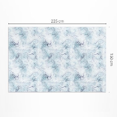 Teppich pvc Tintenkleckse elegante Abstraktion