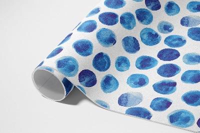 Teppich auf pvc Aquarellierte Punkte gemalte Formen