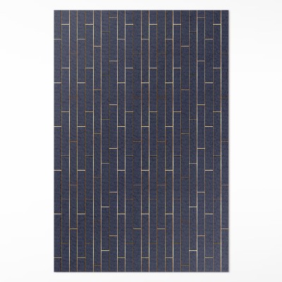 Pvc teppich Modernes dunkles Parkett regelmäßige Linien