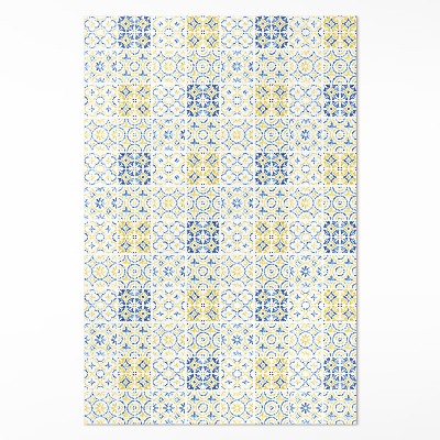 Teppich pvc Spanische Mosaik gemusterte Fliesen