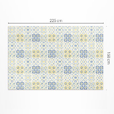 Teppich pvc Spanische Mosaik gemusterte Fliesen