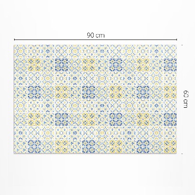 Teppich pvc Spanische Mosaik gemusterte Fliesen