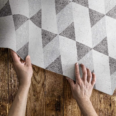 Vinyl teppich Geometrische Steinfliesen