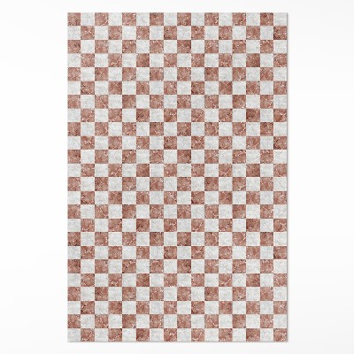 Pvc teppich Marmor Schachbrettmuster Steinmosaik