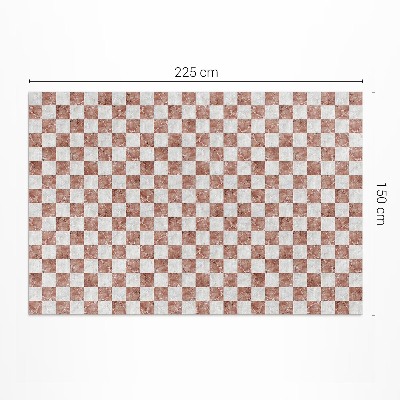 Pvc teppich Marmor Schachbrettmuster Steinmosaik