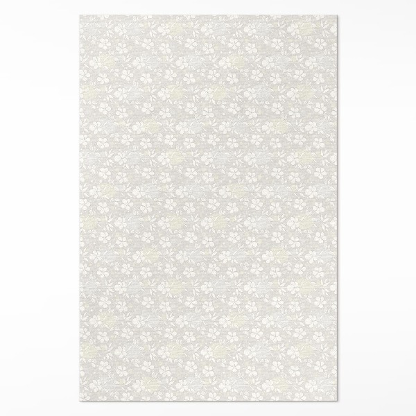 Teppich pvc Zartes Feld Wiese kleine Blumen Boho