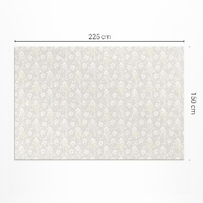 Teppich pvc Zartes Feld Wiese kleine Blumen Boho